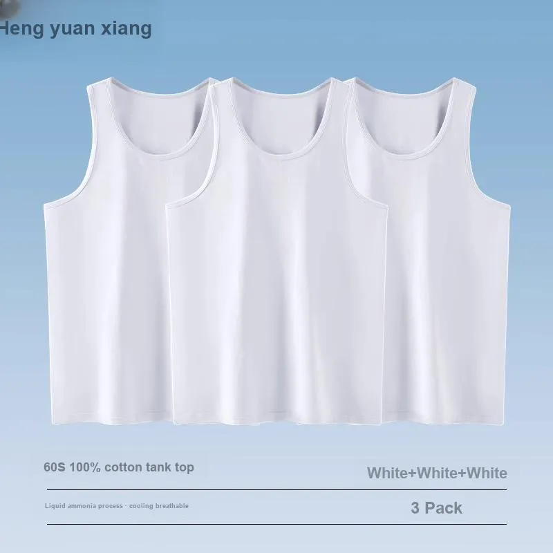 H YXIANG Tank Top Men's Combo Set-11