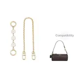 White Camellia Extender Chain 15cm+Decorative Chain 35cm