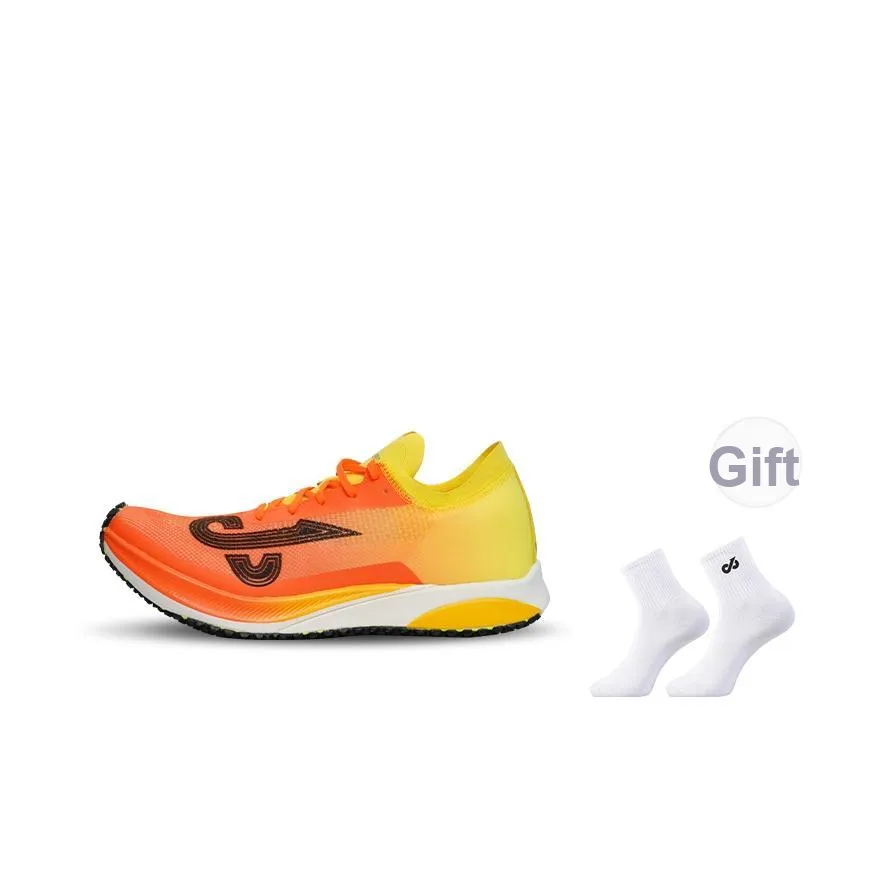 LOOP BURN Running Shoes Unisex Low Top Orange