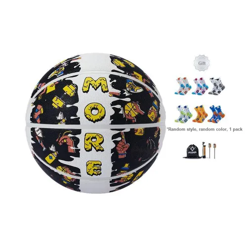 RIGORER Rubber Basketball Multicolor Size 5 Training Kids'