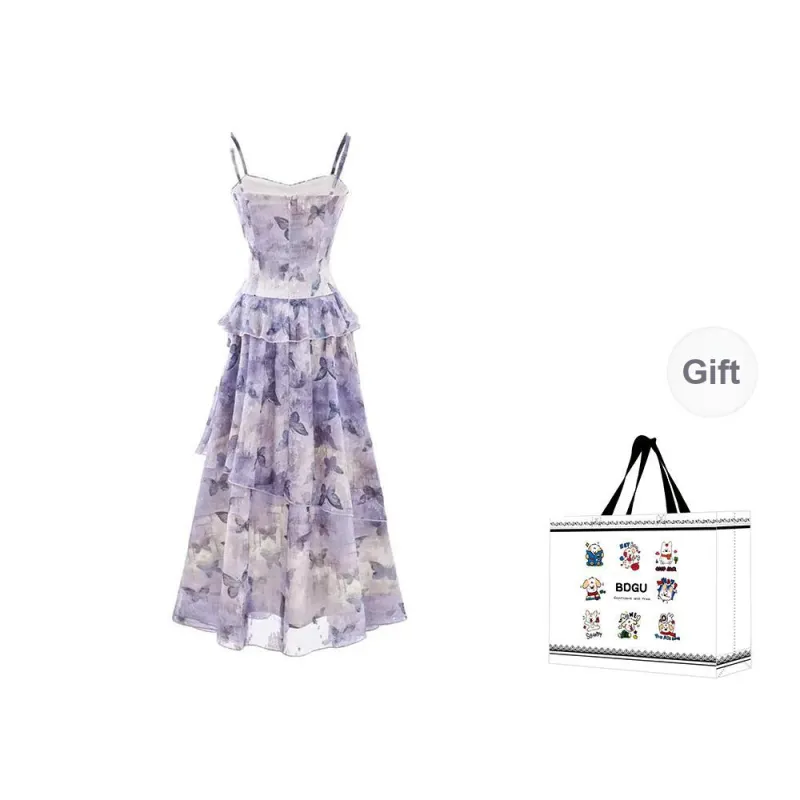 BDGU Slip Dresses Women's Purple-1