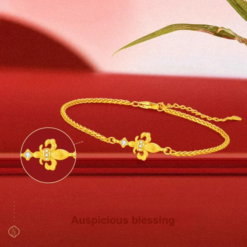 JINLIUFUJIXIANG S925 Silver Bracelets Women's-3