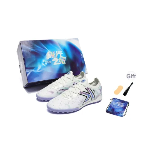 KELME Ji Di 5,0 TF Шипы Амортизаторы Противоскользящие Устойчивые к износу Футбольные бутсы Унисекс Белый Многоцветный