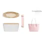 Rouge Pink Two-Piece Set[Beige Liner+Pink Shoulder Pads]