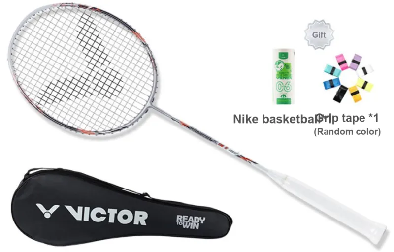 VICTOR THRUSTER K Collection TK 15 II Badminton Rackets Offensive Hard Head Advanced Level Unisex Single Grip Dark Gray-2