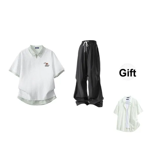 FAX FOR FMACM Casual Sportswear Unisex Black+Black[Pants]