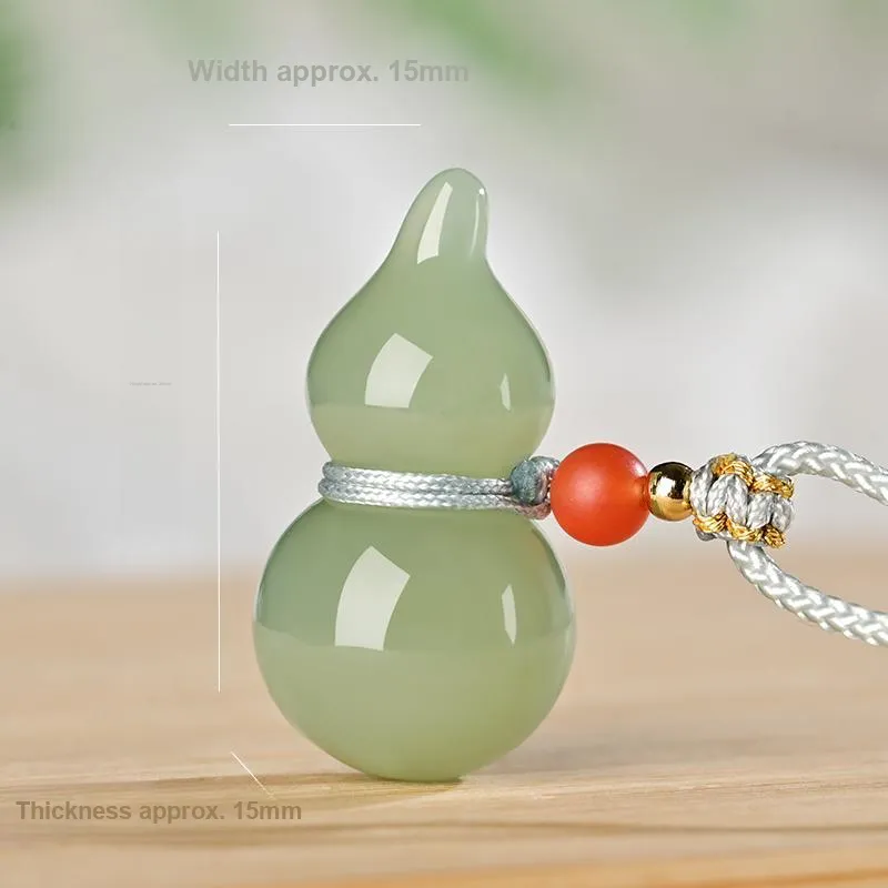 KUNYUYAO Hetian Jade Pendants Pale Greenish White Jade Unisex-16