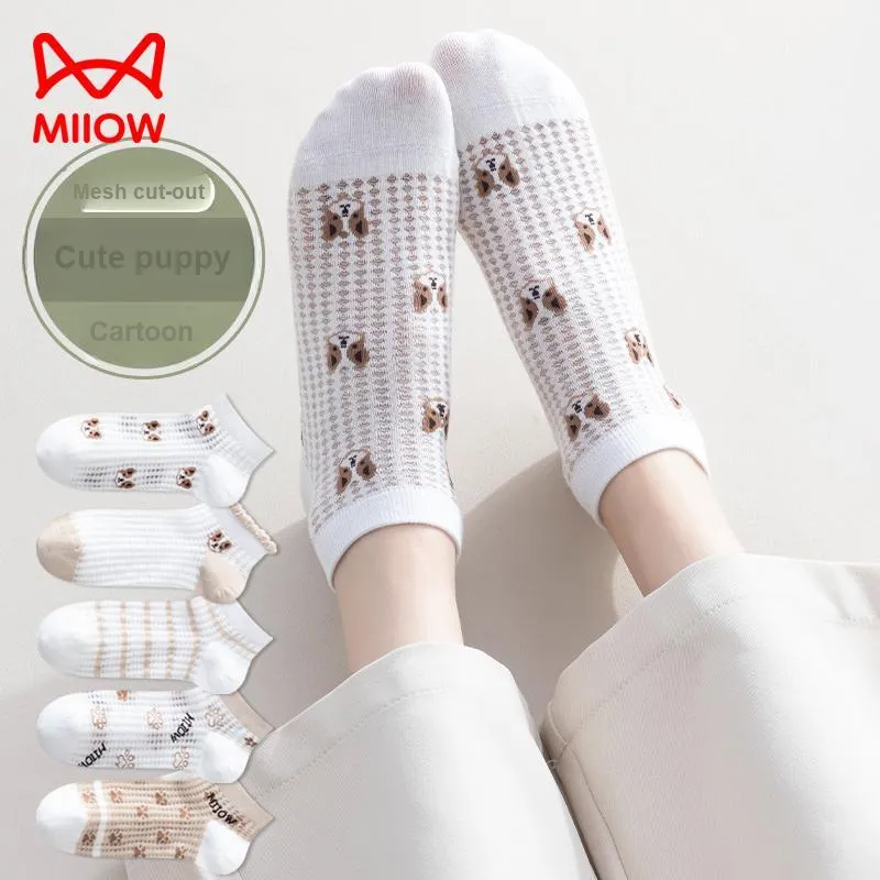 MIIOW Ankle Socks Women's 5 Pack-1