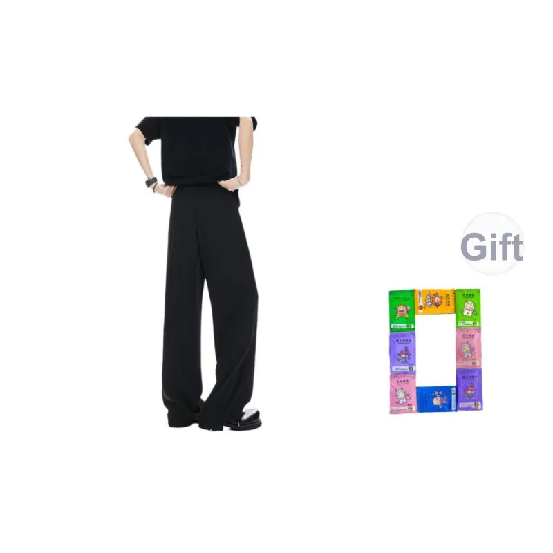 ROSECREED Casual Pants Unisex Black Comes With Perfume-1