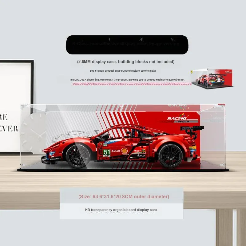LIGHT YOUR BRICKS Compatibility Building Block Porsche 911 Storage Box Model Accessories-17