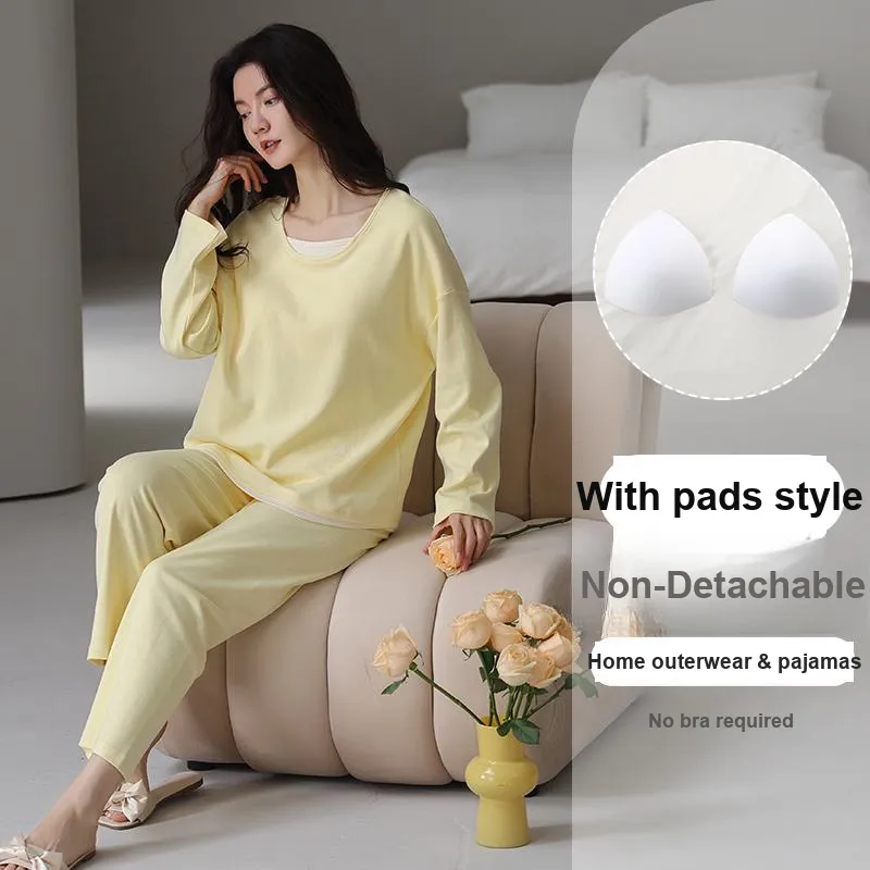 OUSHIBO Pajama Set Women's Image Color-6