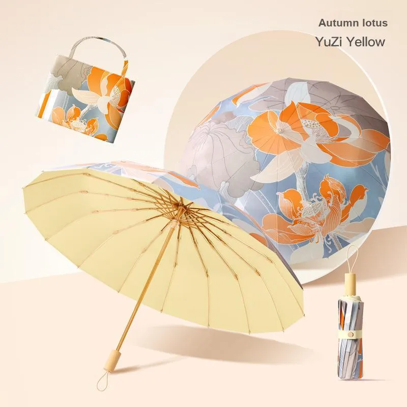 Imono Tall Wind Resistant Sunny And Rainy Dual Use Umbrella-18
