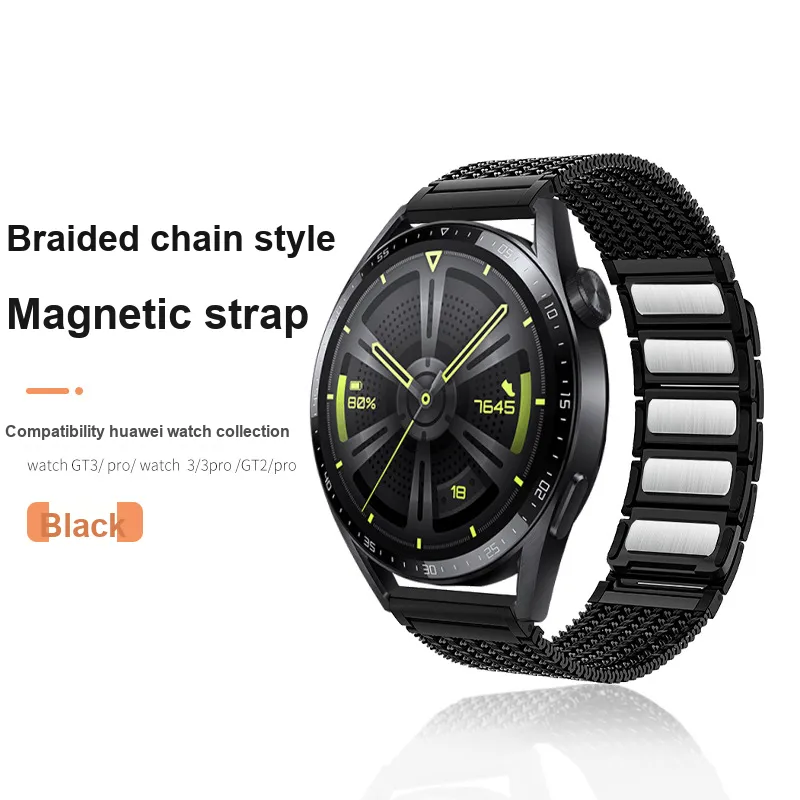 Vobafe Watch Bands Huawei Compatibility 214mm Stainless Steel Material-3