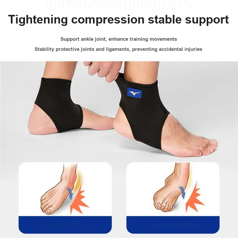 Mizuno Ankle Brace For Preventing Sprains Basketball Badminton Soccer Running Unisex-9