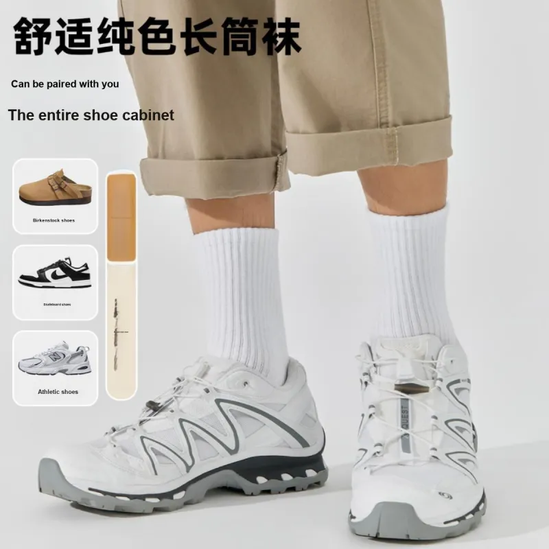 ZEROIN Mid Calf Socks Unisex Box 4 Pack-2
