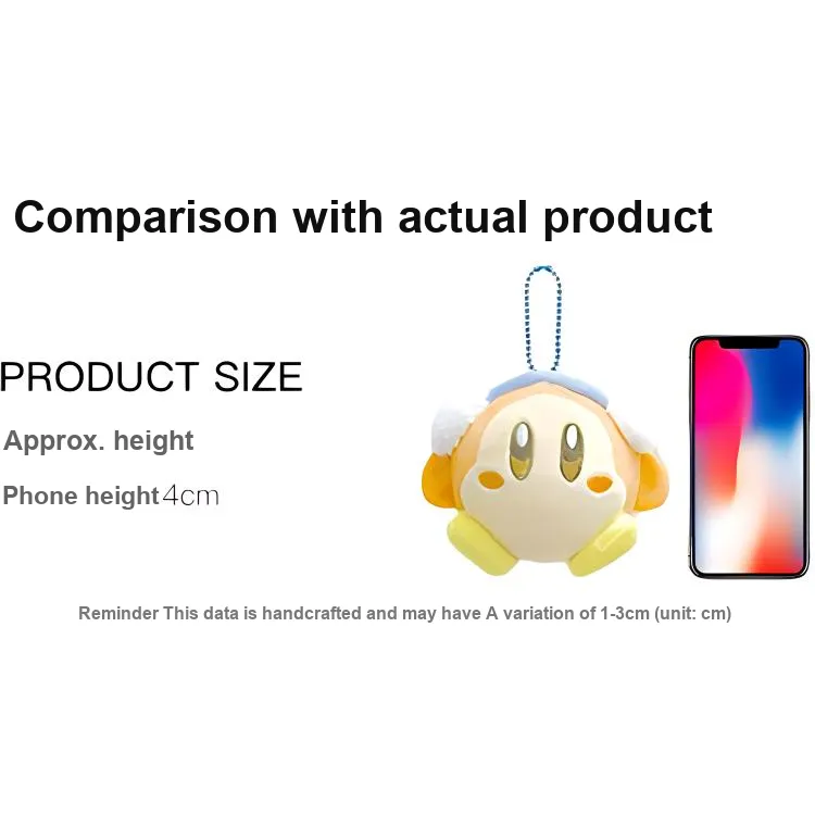 Kirby/Waddle Dee Winter Outfit Theme Waddle Dee Dolls Plush Pendant 12cm Height-2
