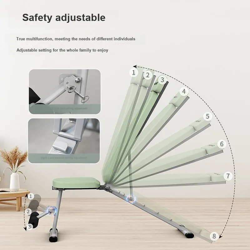 HEAD Dumbbell Benches Home Use Multifunction Adjustable No Installation Required Unisex Sit Up Bench With Leg Extension-22