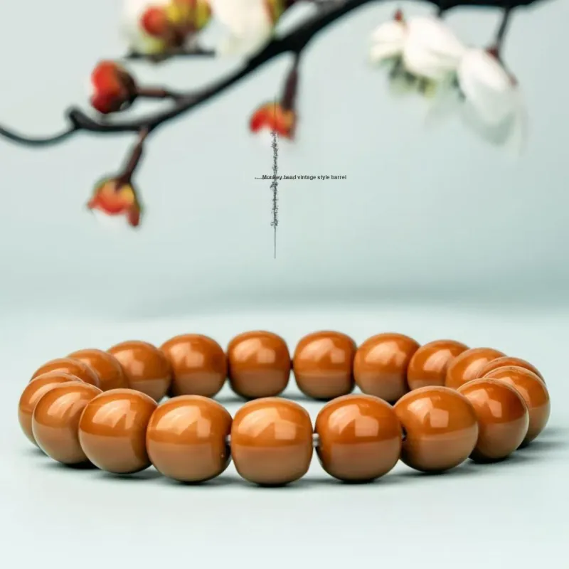 Tsukiran Monkey Head Walnut Bracelets Unisex-4