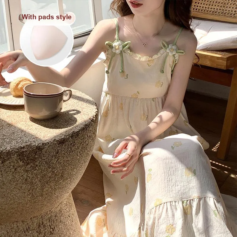 Ta Yan Nightgown Women's Apricot-3