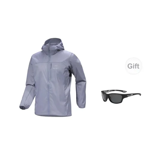 Arcteryx Squamish Windbreaker Jackets Men Layer Cloud Grey - Includes Eyeglasses