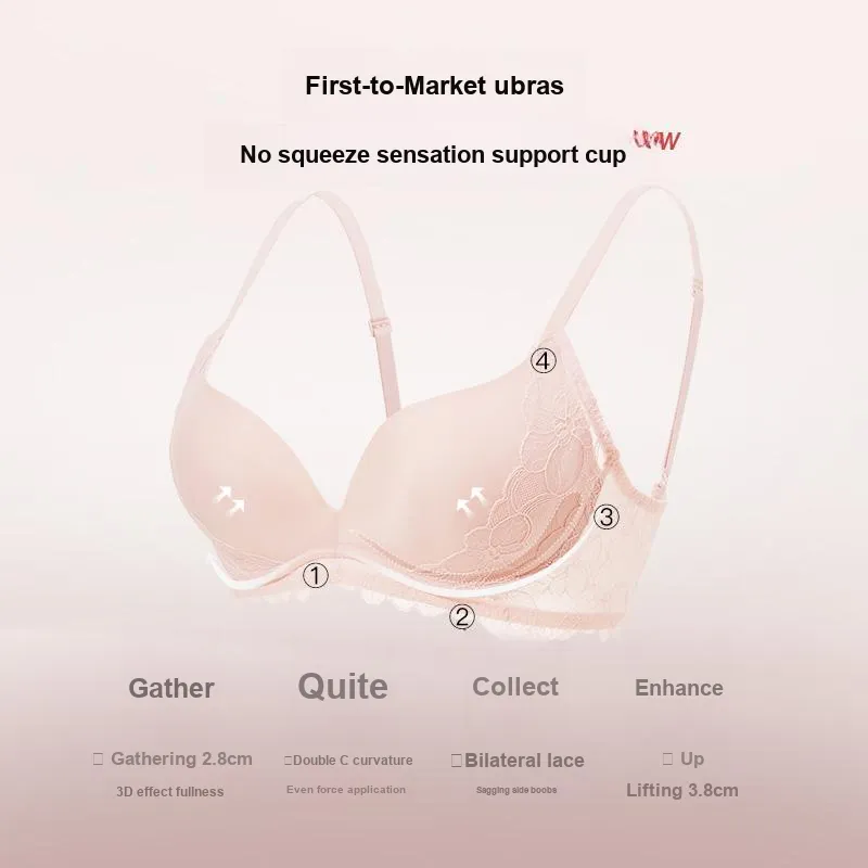 Ubras 25SS Spring Summer, Brand New Bra Women's-12
