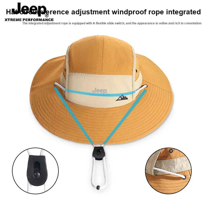 Jeep Polyester Bucket Hats Unisex-1