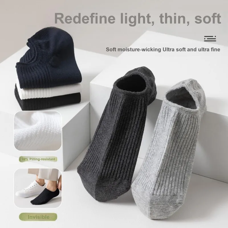 XXLLG No-Show Socks Men's 4 Pack-3
