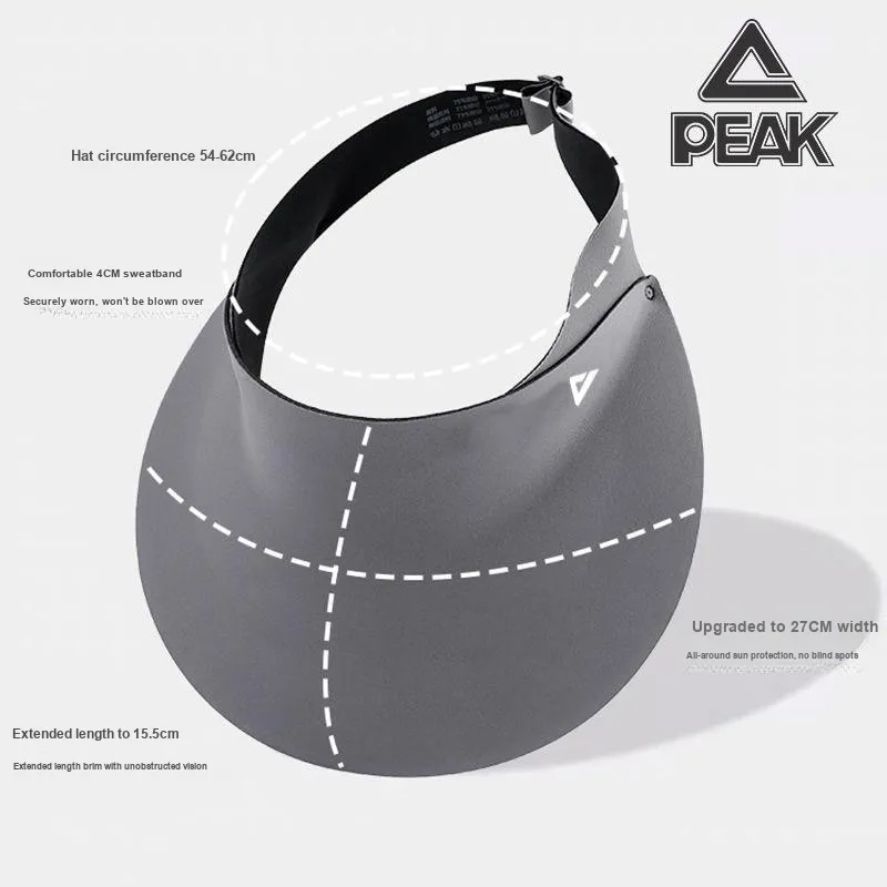 PEAK Polyester Sun Protection Hats Unisex-1