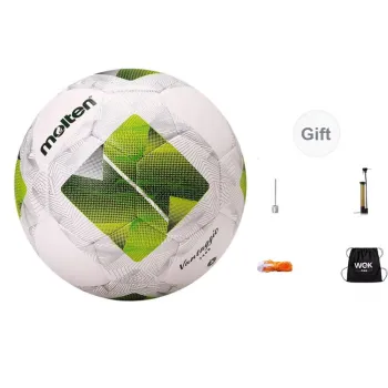 Molten Size 4 Soccer PU Machine Stitched Soccer Ball Unisex White Green