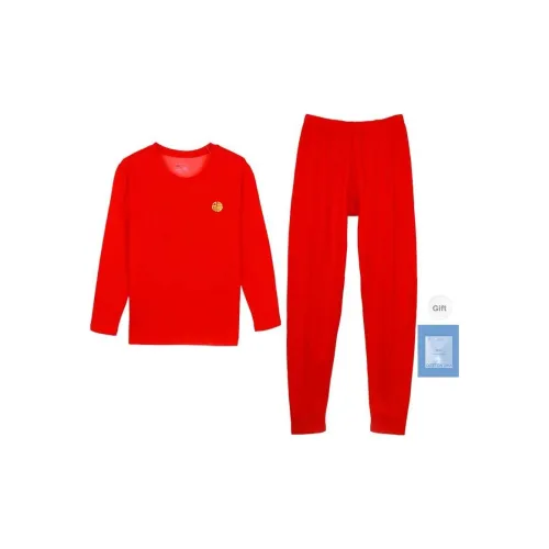 Cotton Gene Термический Комплект Женская Сумка для покупок Китайский Красный