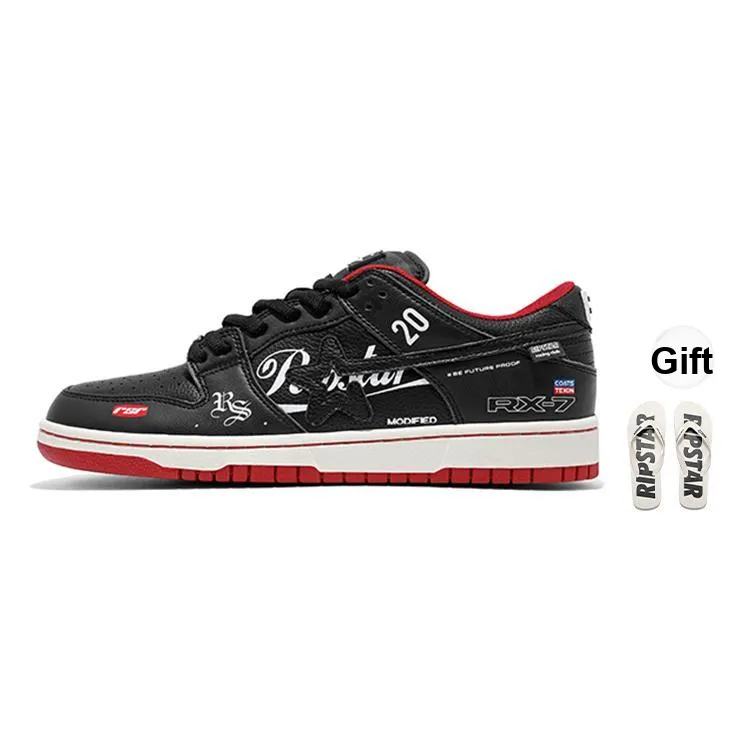 RIPSTAR SKBD SC Skateboard Shoes Unisex Low Top Red-0