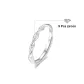 Mobius Loop Women's Ring[S999 Fine Silver]