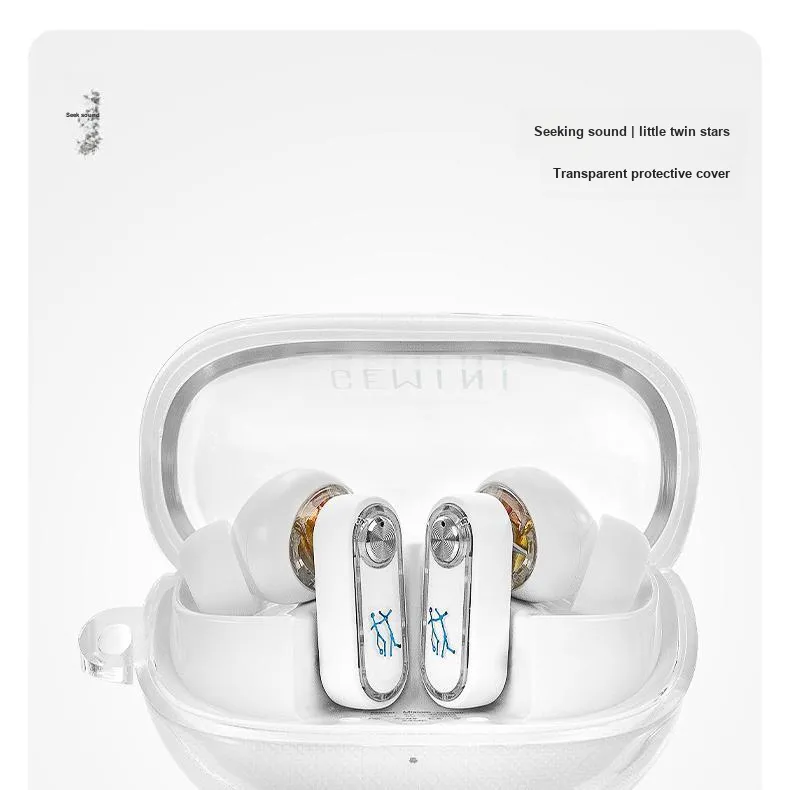 MISHENG Compatible With Little Twin Stars TPU Bluetooth Headphone Protective Case Headphone Cases-2