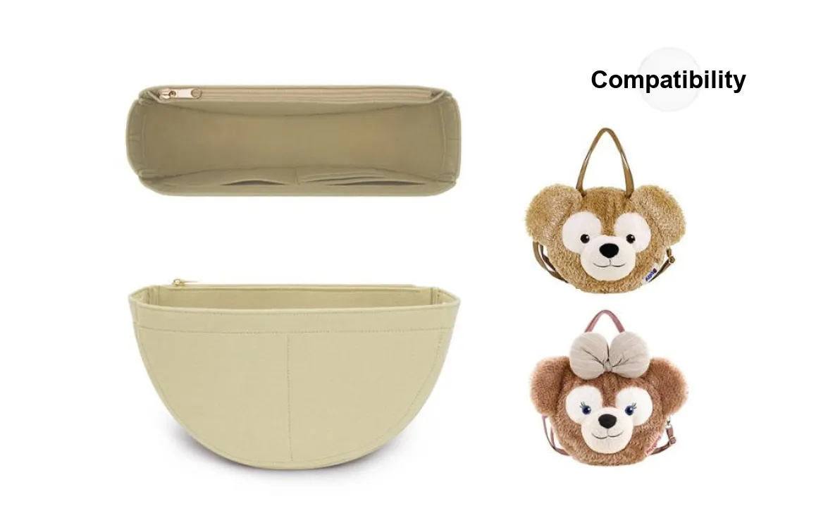 GUYI Felt Bag Insert Unisex Beige