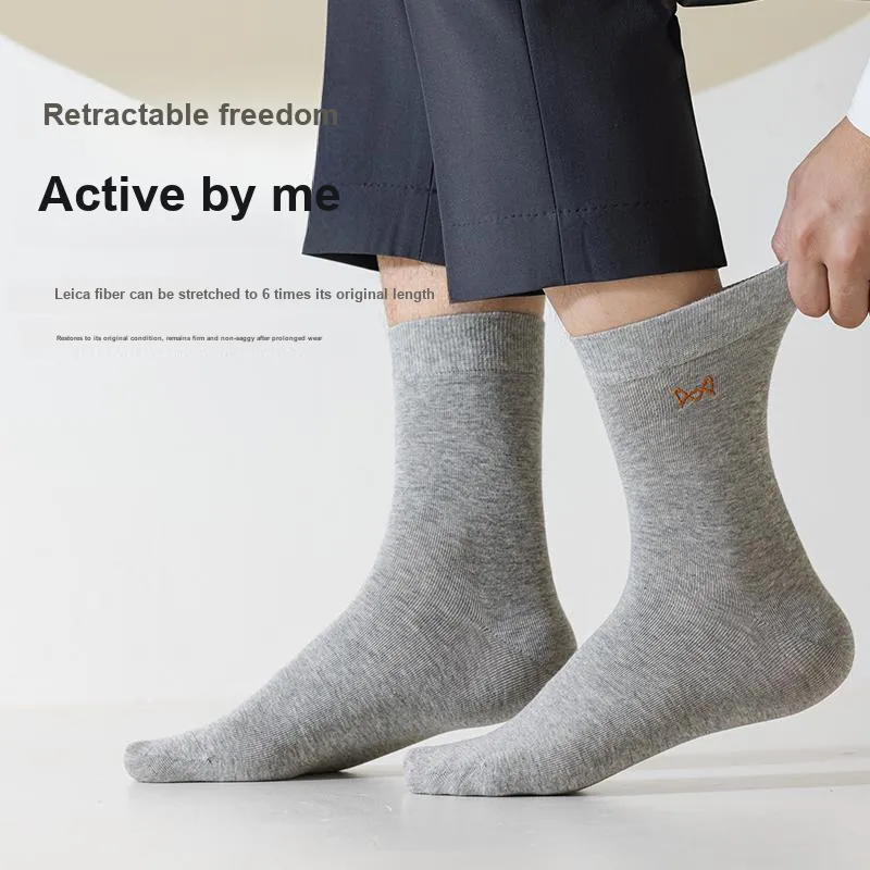 MIIOW Mid Calf Socks Men's Shopping Bag 3 Pack-4