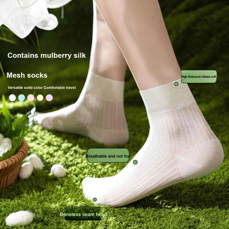 AUGUST Ankle Socks Women's 5 Pack-14