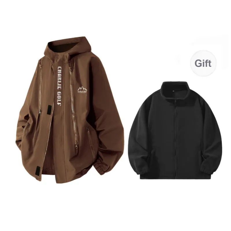 CHARLIE GOLF Windbreaker Jacket Unisex-18