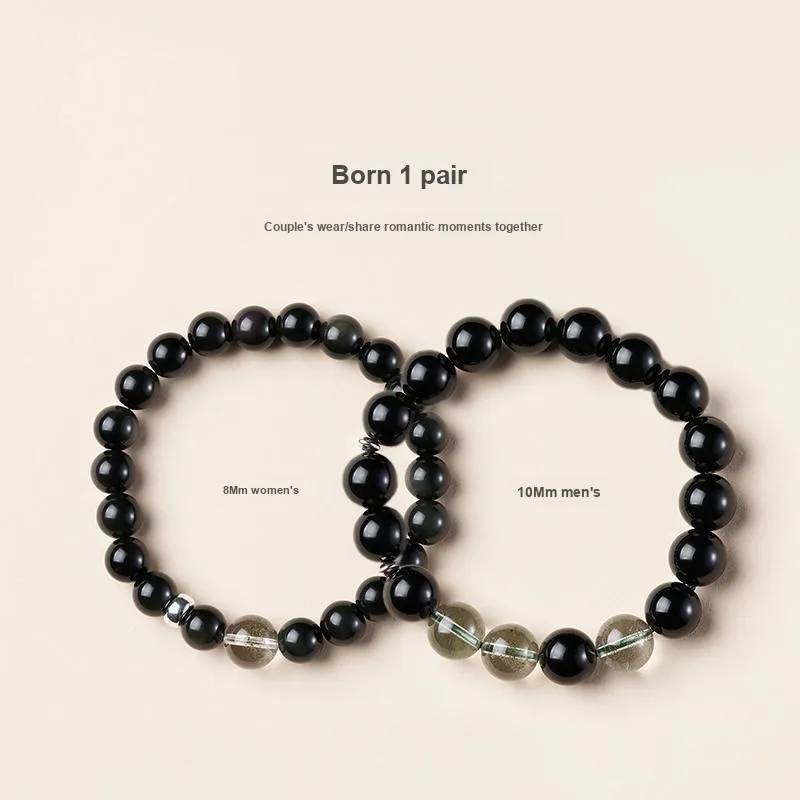Topgirl Obsidian Bracelets Women's-4