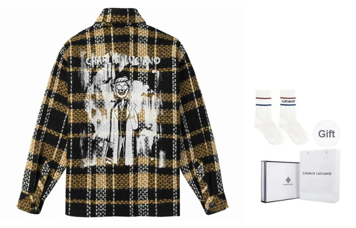 Charlie Luciano Shirt Unisex Black Yellow