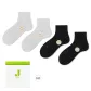 White 2+Black 2[Mulberry Silk/Antibacterial Odor-Resistant ✅]