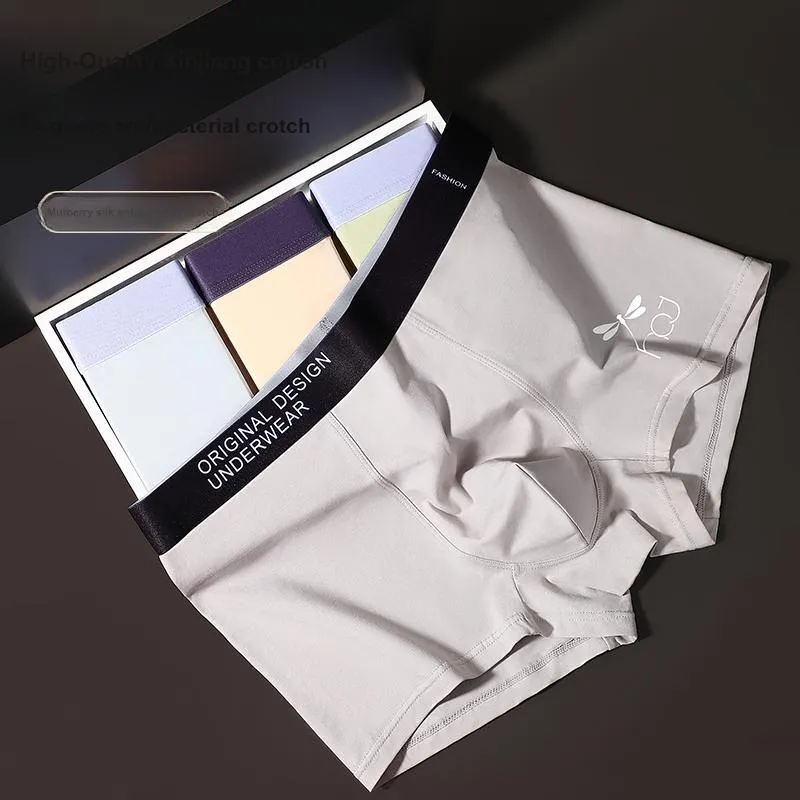 RED DRAGONFLY Cotton Panties Men's 3 Pack Gift Box Set-5