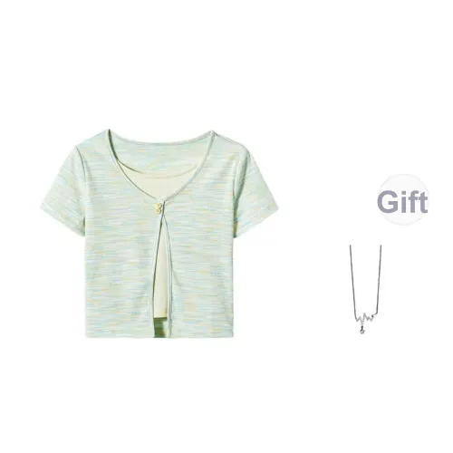 SONDR Цвет изображения с ожерельем Женские футболки T-рубашки