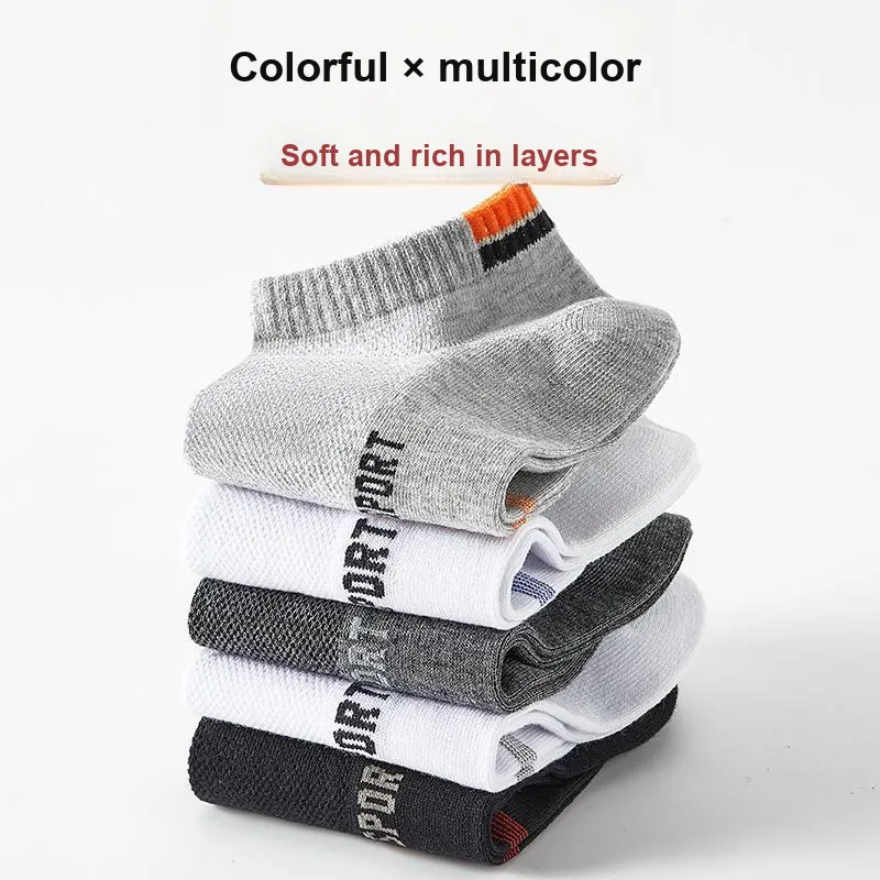 Lanza No Show Socks Men's 5 Pack-1