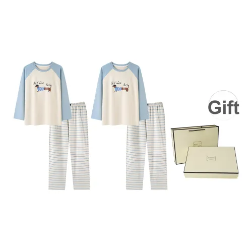 MIIOW Домашняя одежда и пижамы комплект унисекс 2 комплекта