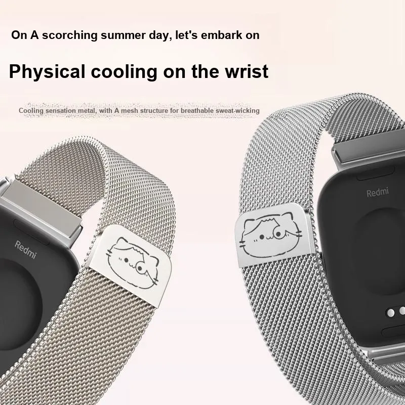 Dazzling Xiaomi Compatibility Watch Band 135 180mm Metal-2