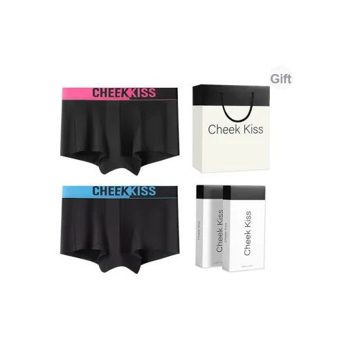 Cheekkiss Подарочная коробка с нижним бельем Мужской Роскошный Комфортный и Дышащий Боксеры 2 упаковки