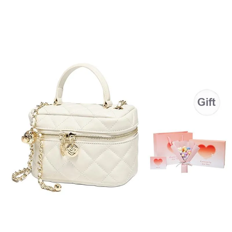 Marino Orlandi Synthetic Leather Handbag Shoulder Bag Crossbody Bag Small Size Women's Black/White
