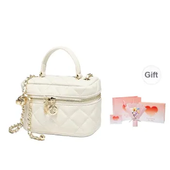 Marino Orlandi Synthetic Leather Handbag Shoulder Bag Crossbody Bag Small Size Women's Black/White