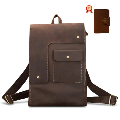 Simple & Nature Backpack Dark Brown