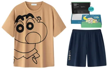 Gongdie x Crayon Shinchan Pajama Gift Box Men's